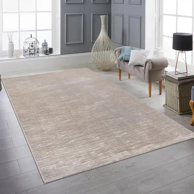 Immagine prodotto di Tappeto moderno con una texture fine e un design dalle linee eleganti in beige Dimensioni - 160 x 230 cm