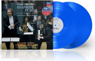 Produktbild von George Gershwin (1898-1937): Rhapsody in Blue (180g / Blue Vinyl / limitierte & nummerierte Auflage) - - (LP / R)