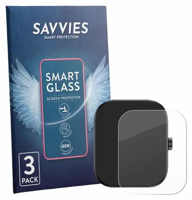 Produktbild von 3x Savvies Schutzglas Folie für MFVLP D16 9H Panzer Schutzfolie Glas Displayschutz klar transparent