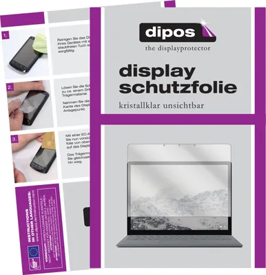 Produktbild von 2x Schutzfolie für Microsoft Surface Laptop klar Displayschutzfolie Folie Display Schutz dipos