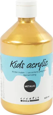 Produktbild von A-Color Acrylfarbe Metallic, Metallic, Gold, 500 ml 1 Flasche