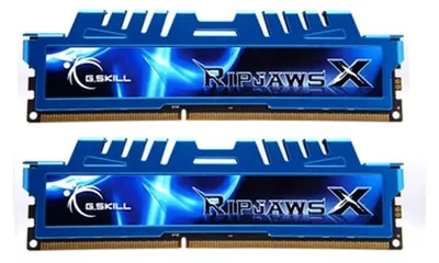 Obrázek produktu pro G.Skill Ripjaws-X - DDR3 - Kit - 16 GB: 2 x 8 GB - DIMM 240-PIN - 2133 MHz / PC3-17000 - CL10 - 1,6 V - bez vyrovnávací paměti - non-ECC (F3-2133C10D-16GXM)