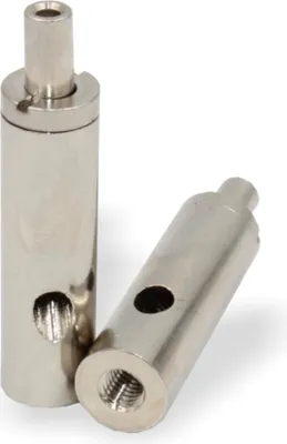 Produktbild von Drahtseilhalter / Gripper 20, Innengewinde M5, für Drahtseil Ø1,5mm-2,0mm | vernickelt