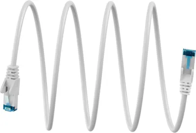 Produktbild von Ultraflexibles CAT 6A Patchkabel S/FTP (PiMF), weiß