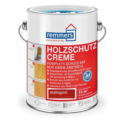Obrázok produktu pre Remmers impregnačný krém na drevo mahagón 750 ml