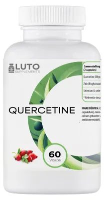 Immagine prodotto di LUTO Supplements: Integratore di Quercetina 500 mg con Zinco e Selenio – 60 capsule
