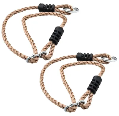 Produktbild von Hängematten-Aufhängebänder – Verstellbare Nylonseile, 1,8 m, Set mit 2 Stück