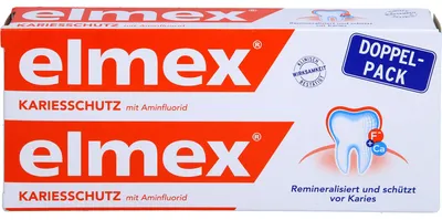 Produktbild von elmex Zahnpasta Doppelpack, 150 ml Zahncreme