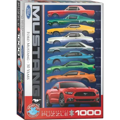 Obrázok produktu pre EUROGRAPHICS Puzzle 50 rokov Ford Mustang 1000 dielikov