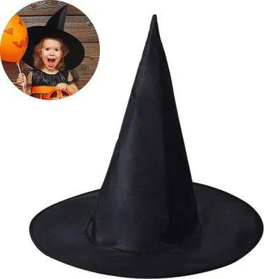 Zdjęcie produktu dla Halloweenowy kapelusz czarownicy Halloweenowy kostium czarownicy na Halloween Party Favor