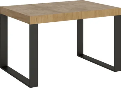 Immagine prodotto di ITAMOBY - Tavolo allungabile 120/380x90 cm Tecno quercia natura gambe antracite