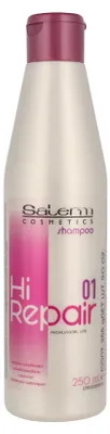 Produktbild von Salerm Cosmetics 8420282010566, 250 ml, Shampoo, Professionell, Frauen, beschädigtes Haar, Reparatur, Glanz, Weichmachend