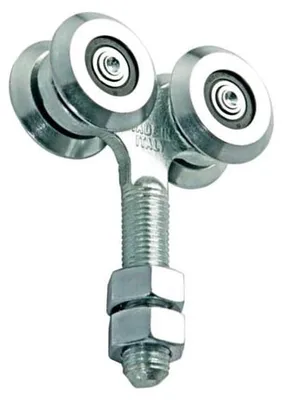 Immagine prodotto di carrello per portoni scorrevoli a 4 cuscinetti ø 44 mm - m12
