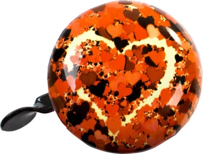Produktbild von Ding Dong Fahrradklingel „Roseheart“, XXL Ø 80mm