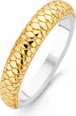 Produktbild von 12164SY-54 Ring Schlangenmuster bicolor gelbvergoldet 12164SY Ti Sento Milano