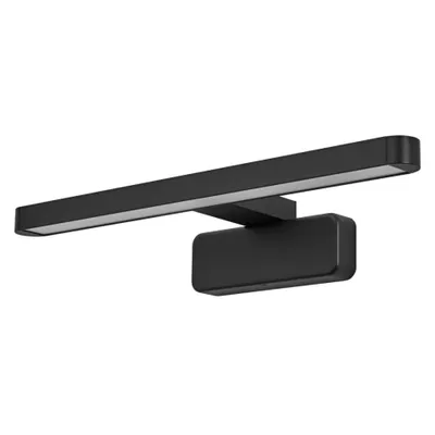 Immagine prodotto di LEDVANCE ORBIS DISC BAR luce per specchio da bagno 400mm, nero, 6W, 720lm, luce bianca calda o fredda, controllabile tramite interruttore, montaggio a parete e su specchio, classe di protezione IP44, 3000K-4000K