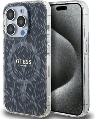 Obrázok produktu pre Puzdro Guess Iml Gcube Magsafe Pre Iphone 15 Pro Max - Čierne