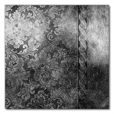 Produktbild von Wallario selbstklebende Möbelfolie/ Tischdecke für Innen und Außen, Größe: 60 x 60 cm - Schnörkelmuster in grau