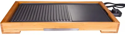 Image de Plancha.2000w.51x26.thermost.bambou. - Little Balance