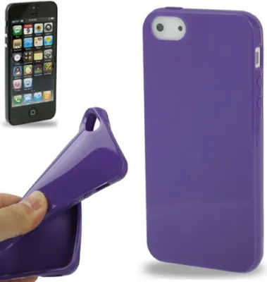 Produktbild von Schutzhülle TPU für Case Handy Apple iPhone SE Lila / Violett