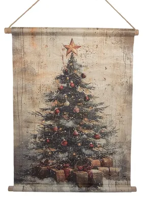 Produktbild von Clayre & Eef Wandteppich 55x3x75 cm Beige Textil
