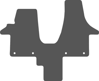 Immagine prodotto di Tappetini in grafite per: VW Transporter T5 Caravelle a 2 posti (2003-2015)