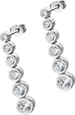 Produktbild von LOTUS Silver Zirkonia Ohrstecker Damen 925 Sterling Silber Ohrringe LP1915-4/1 hochwertiger Marken-Schmuck ideal als Geschenkidee für Geburtstag Hochzeit inklusive Originalverpackung D2JLP1915-4-1