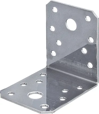 Immagine prodotto di Alberts 869083 Connettore angolare, acciaio inox, 70 x 70 x 55 mm, set da 20