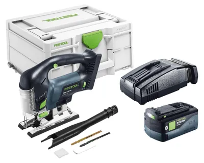 Produktbild von Festool PSBC 420 EB-Basic Akku Pendelstichsäge 18 V 120 mm Brushless + 1x Akku 5,0 Ah + Schnellladegerät + Systainer