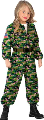 Produktbild von WIDMANN - Kinderkostüm Kampfjetpilotin, Overall, Pilot, Uniform, Faschingskostüme, Karneval