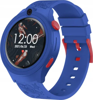 Produktbild von Bemi Moki Smartwatch für Kinder, 1,32 Zoll, 360x360 Pixel, 4G LTE, GPS, LBS, Blau
