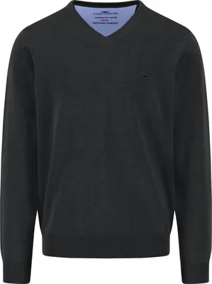 Produktbild von FYNCH-HATTON V-Neck, Superfine 999 black M
