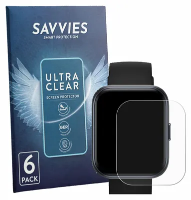 Produktbild von 6x Für aeac B0GKFPJJJJ 1.85" Schutzfolie Savvies Displayschutz Display Schutz Folie Klar Transparent