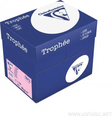 Image de 5x Clairalfa 1782C Papier universel Trophée A4 80 g rouge cerise