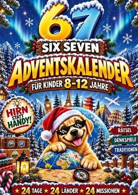 Produktbild von 67 Six Seven Adventskalender für Kinder 8-12 Jahre