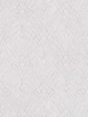 Produktbild von Art Deco Tapete mit Linien Design & Putzoptik – Creme