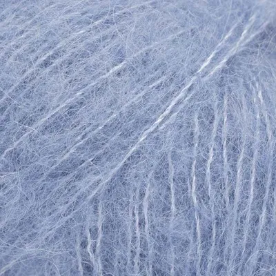 Produktbild von Drops Brushed Alpaca Silk Uni Colour 28 Pacific Blue Strickgarn