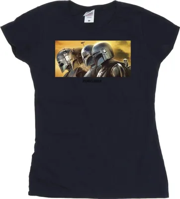 Produktbild von Star Wars - "The Mandalorian" T-Shirt für Damen BI43387 (S) (Marineblau)