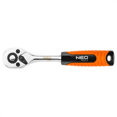 Obrázok produktu pre NEO TOOLS Priama račňa 1/2", 265 mm, 45T
