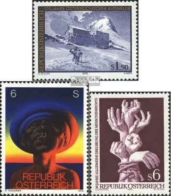 Produktbild von Briefmarken Österreich 1978 Mi 1593,1594,1595 (kompl.Ausg.) gestempelt Sondermarken