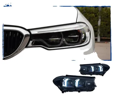 Produktbild von Scheinwerfergehäuse, kompatibel mit BMW G30 G38, verbesserte Sichtbarkeit, langlebige Konstruktion, Für 2017-2020 LED