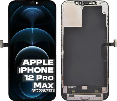 Zdjęcie produktu dla Wyświetlacz do Apple iPhone 12 Pro Max OLED, części zamienne do smartfona