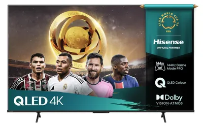 Produktbild von Hisense 85 '' E7Q PRO | Hi-QLED Smart TV 4K 144 Hz, 2,16 m (85"), 3840 x 2160 Pixel, QLED, Smart-TV, WLAN, Schwarz