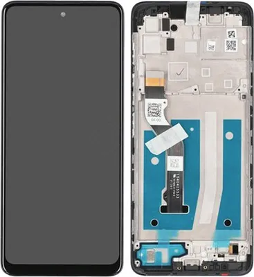 Produktbild von Original LCD IPS Display Touchscreen Bildschirm & Rahmen Schwarz für Motorola Moto G60s XT2133 & Werkzeug
