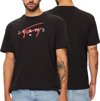 Produktbild von Tommy Jeans T-Shirt Herren schwarz DM0DM19683-BDS S