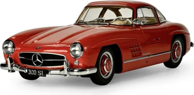 Produktbild von IXO Mercedes 300 SL Rot 1:8 Modellauto Metall Bausatz