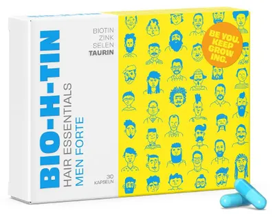 Immagine prodotto di H-Tin Capelli Essenziali Uomo Forte Capsule 30 Capsule