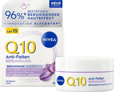 Produktbild von NIVEA Q10 Anti-Falten Power Sensitive Tagespflege LSF 15 50ml