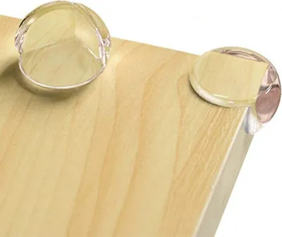 Produktbild von Eckenschutz und Kantenschutz für Kindersicherung, für Tisch und Möbel Ecken, Stoßschutz für Baby und Kinder, für Baby Schutz, Transparent (12 Stück)