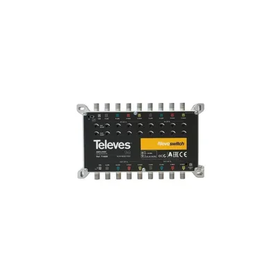 Obrázok produktu pre Televes 714609, 9 vstupy/vstupov, 9 výstupy/výstupov, 950 - 2400 MHz, 88 - 862 MHz, 27 - 31 dB, IP20